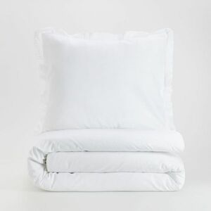 Reserved - Pamut ágynemű-garnitúra angol madeira díszítéssel - Fehér kép