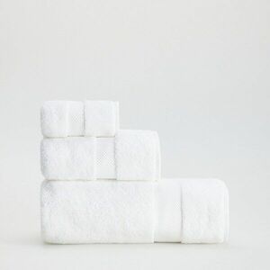 Reserved - Bordázott törölköző - Fehér kép