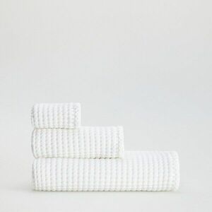 Reserved - Gofrimintás törölköző - Fehér kép