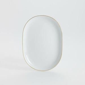 Reserved - Porcelántányér szegéllyel - Arany kép