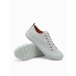 Férfi rövid cipő, egyszínű – szürke V2 OM-FOSL-0116 kép