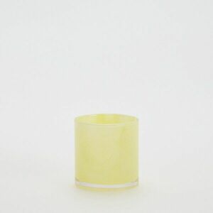 Reserved - Egyszerű kialakítású gyertyatartó - Sárga kép