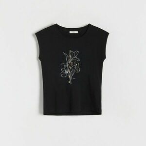 Reserved - Mintás kimonópóló - Fekete kép