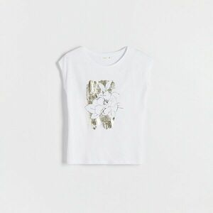 Reserved - Mintás kimonópóló - Fehér kép