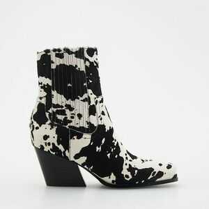 Reserved - Bőr bokacsizma - Többszínű kép