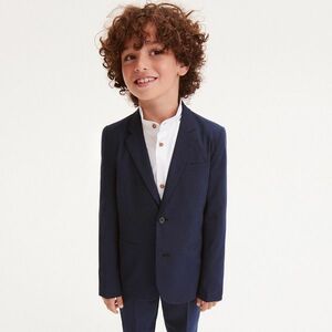 Reserved - Slim fit kockás zakó - Tengerészkék kép