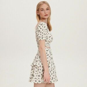 Reserved - Fodros szoknya - Krém kép