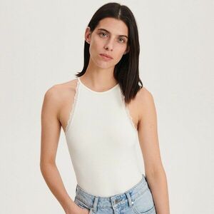 Reserved - Kötött body - Krém kép