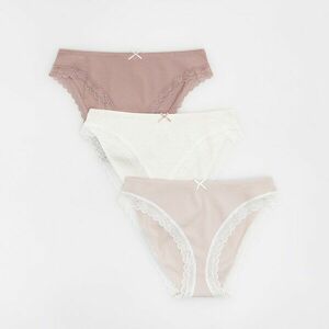 Reserved - 3 bikinialsó - Krém kép