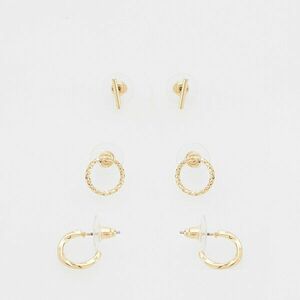 Reserved - 3 pár fülbevaló - Arany kép