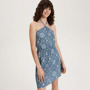 Reserved - Mini ruha megkötővel - Kék kép