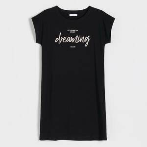 Reserved - Mintás hálóing - Fekete kép