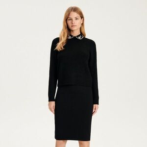 Reserved - Testhezálló midi szoknya - Fekete kép