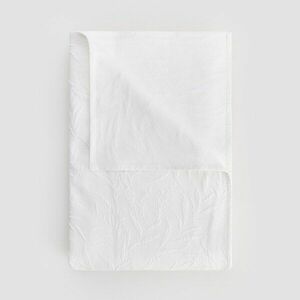 Reserved - Ágytakaró növénymintával - Fehér kép