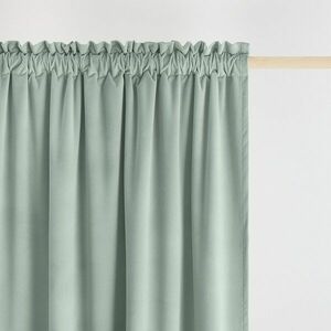 Reserved - 2 darab függöny multifunkcionális behúzószalaggal - Zöld kép