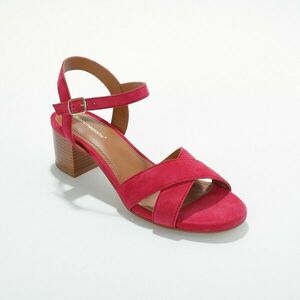 Bőr sarkú szandál kép