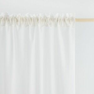 Reserved - 2 darab függöny behúzószalaggal - Fehér kép