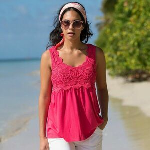 Hosszú felső makraméval kép