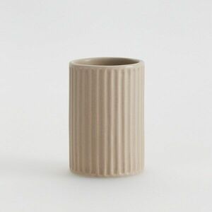 Reserved - Kerámia fogkefetartó - Világosszürke kép