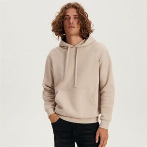 Reserved - Egyszerű, pamutban gazdag melegítőfelső - Bézs kép