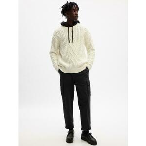 Kötött pulóver gyapjúkeverékkel kép