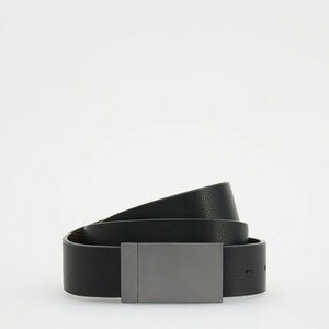 Reserved - Kombinált anyagú öv - Barna kép