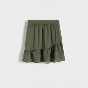 Reserved - Miniszoknya fodros szegéllyel - Zöld kép