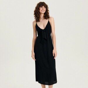 Reserved - Viszkózban gazdag midiruha - Fekete kép