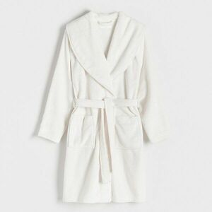 Reserved - Köntös megkötős derékövvel - Krém kép