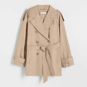 Reserved - Rövid trencskó kabát - Bézs kép