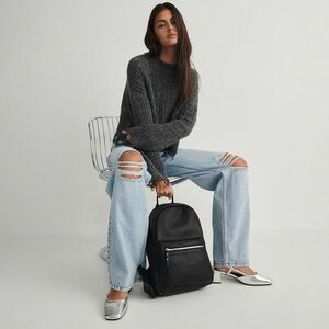 Reserved - Műbőr hátizsák - Fekete kép