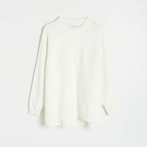 Reserved - Egyszerű pulóver - Krém kép