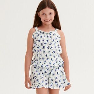 Reserved - Mintás rövidnadrág - Krém kép