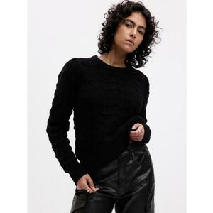 Kötött pulóver gyapjúkeverékkel kép