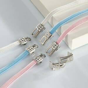 3 pár rugalmas fűző csattal kép