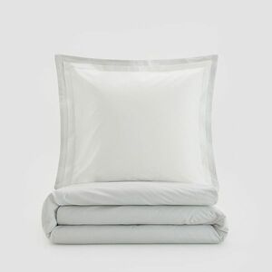 Reserved - Perkálpamut ágynemű-garnitúra - Világosszürke kép