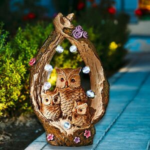 Szolár lámpa Bagolycsalád kép