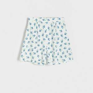 Reserved - Rövidnadrág kontrasztos fodordíszítéssel - Többszínű kép