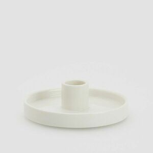 Reserved - Kerámia gyertyatartó - Fehér kép