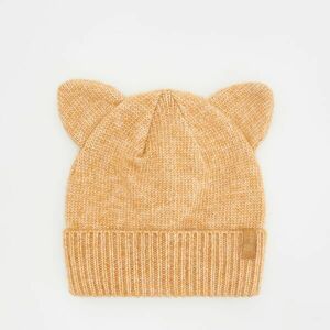 Reserved - Beanie sapka fülekkel - Bézs kép