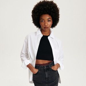 Reserved - Oxford szövetből készült ing - Krém kép