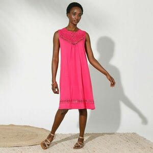 Ujjatlan ruha, makraméval kép