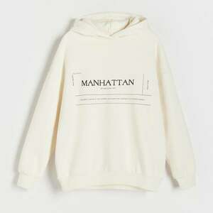 Reserved - Mintás melegítőfelső - Krém kép