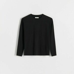 Reserved - Regular szabású, hosszú ujjú póló - Fekete kép