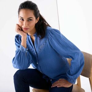 Makramé mintás, leggings blúz kép