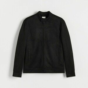 Reserved - Cipzáras művelúr melegítőfelső - Fekete kép