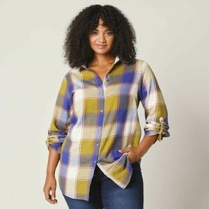 Hosszú, kockás flaneling kép