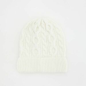 Reserved - Gyapjúszálas sapka - Krém kép