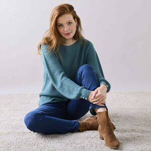 Csónaknyakú pulóver kép