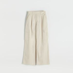 Reserved - Nadrág cargo zsebekkel - Bézs kép